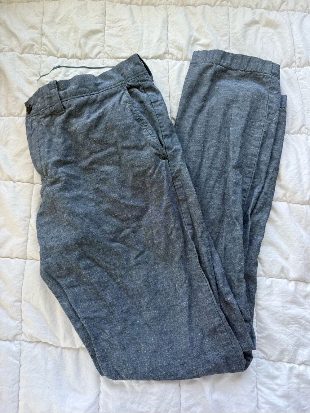J. Crew Men's Heather Gray Chino Pants